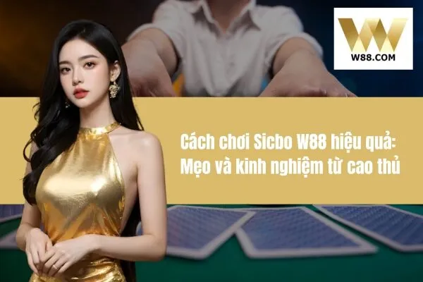 Cách chơi Sicbo W88 hiệu quả mẹo và kinh nghiệm từ cao thủ