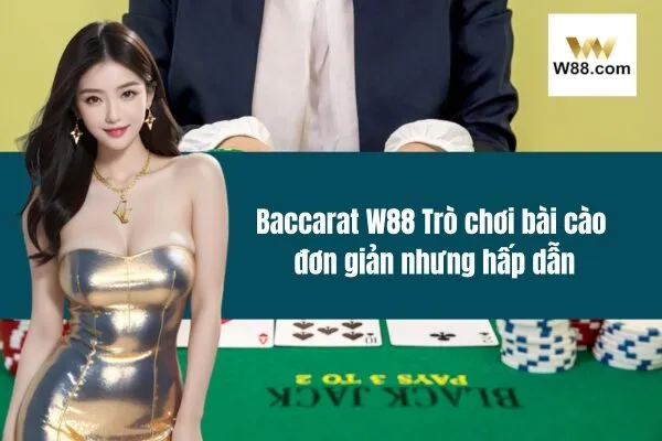 Baccarat W88 Trò chơi bài cào đơn giản nhưng hấp dẫn