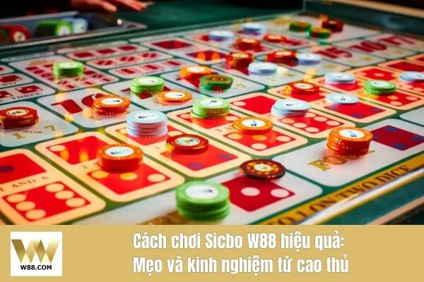 Cách chơi Sicbo W88 hiệu quả mẹo và kinh nghiệm từ cao thủ